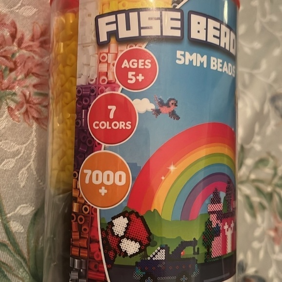 Brand New Set of Two Fuse Bead Kits 5MM Colorful Craft Art Toy 14K+ Beads - Picture 13 of 16